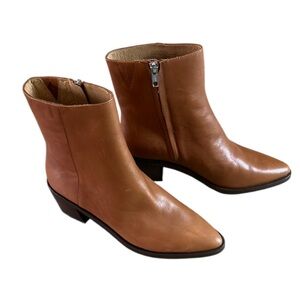 Madewell Tan Ankle Boots